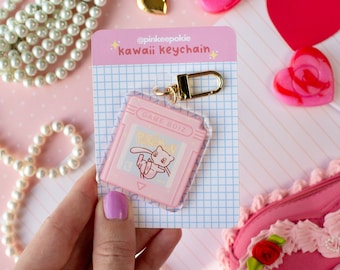 Acrylic Mew Cartridge Keychain