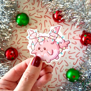 Adesivo de vinil de Natal Corsola ultra brilhante