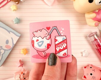 Ultra Glossy Pink Togepi Sticker