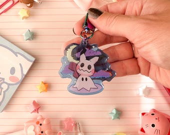 Acrylic Midnight Mimi Kyu Spooky Keychain
