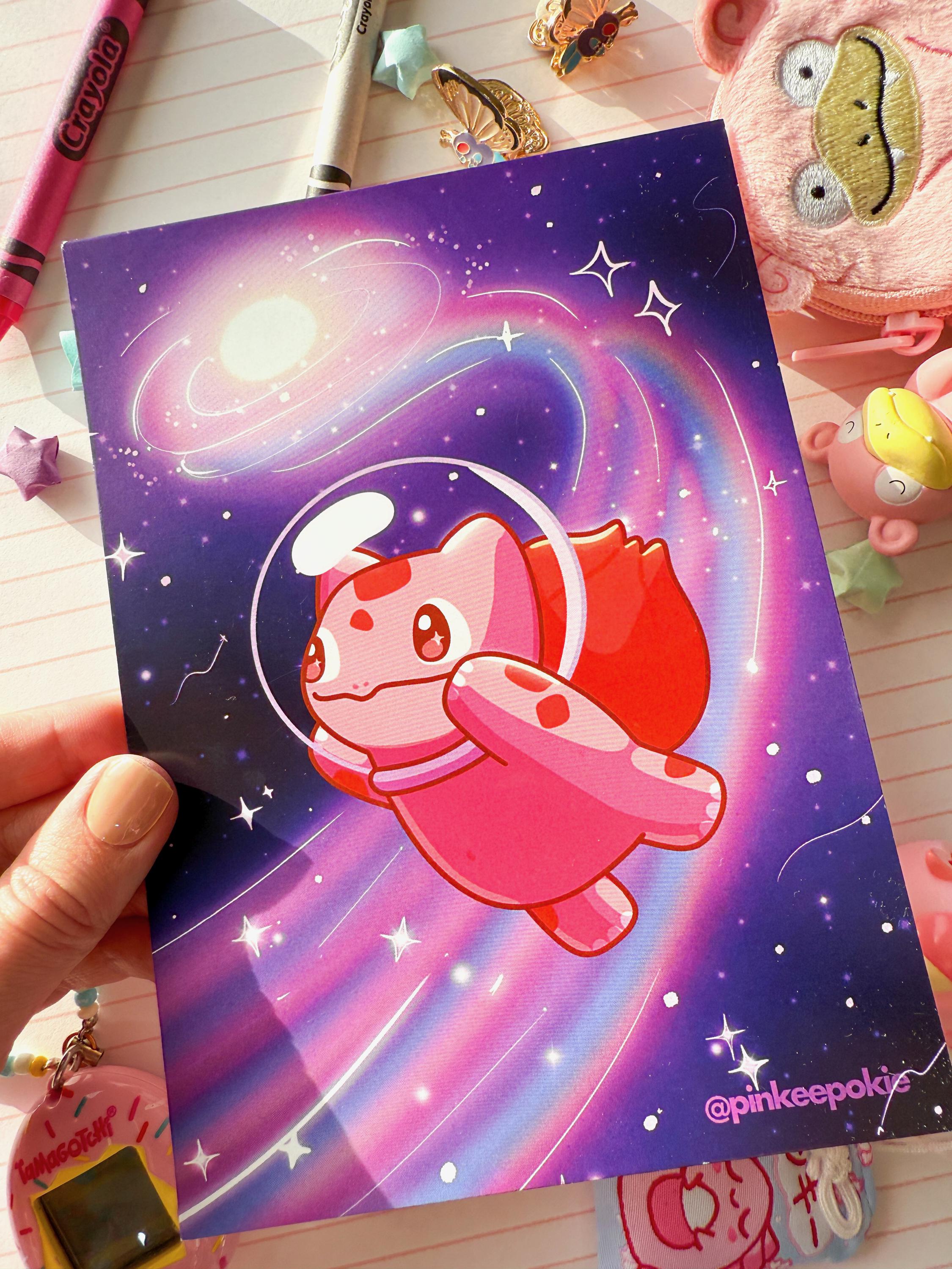 Pink Bulbasaur in Space Full Art Mini Art Print 7 X 5 Inch - Etsy Australia