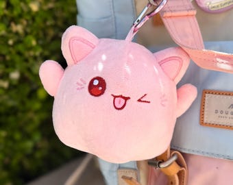 Pinkeebooo Cat Ghost Large Mascot Keychain Plushie