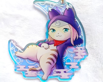 Tsukino Acrylic Charm - Monster Hunter Stories Clear Acrylic Keychain