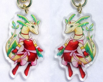 Tiki Acrylic Charm - Fire Emblem Awakening Clear Acrylic Furry Keychain