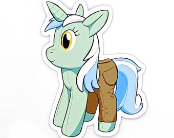 Lyra Plush Sticker - My Little Pony Vinyl Stickers