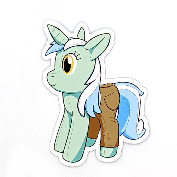 Lyra pluche sticker - My Little Pony vinylstickers