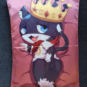 Black Cat Mini Dakimakura / Pillow Cover image 5