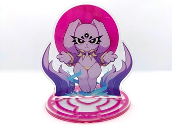 Gem Acrylic Stand - Chibi Furry Rabbit Standee