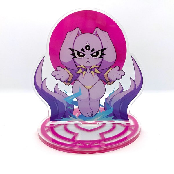 Gem Acrylic Stand - Chibi Furry Rabbit Standee