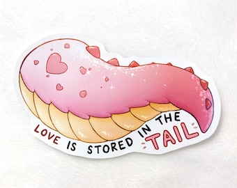 Love is Stored in the Tail - Vinyl Sticker