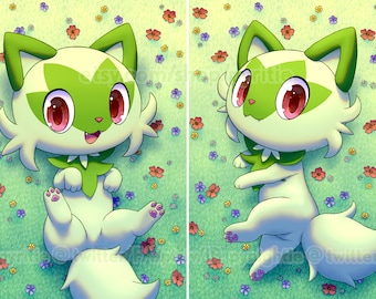 Sprigatito Mini Dakimakura - Pokémon Pillow Cover