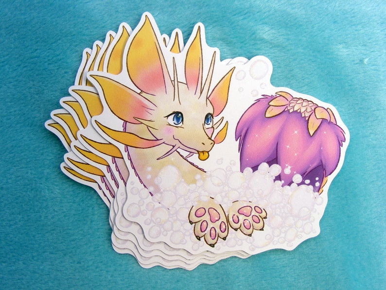 Mizutsune Sticker Monster Hunter Tamamitsune Eco Paper/Vinyl Stickers image 2