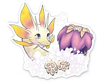 Mizutsune Sticker - Monster Hunter Tamamitsune Eco Paper/Vinyl Stickers