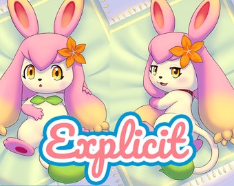 Flopie Mini Dakimakura [Explicit] - Palworld Pillow Cover