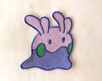 Goomy Embroidered Patch - Embroidery Patch - Iron-on patch - Sew-on patch