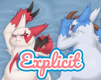 Zangoose Dakimakura [Explicit] - Pokémon Body Pillow Cover