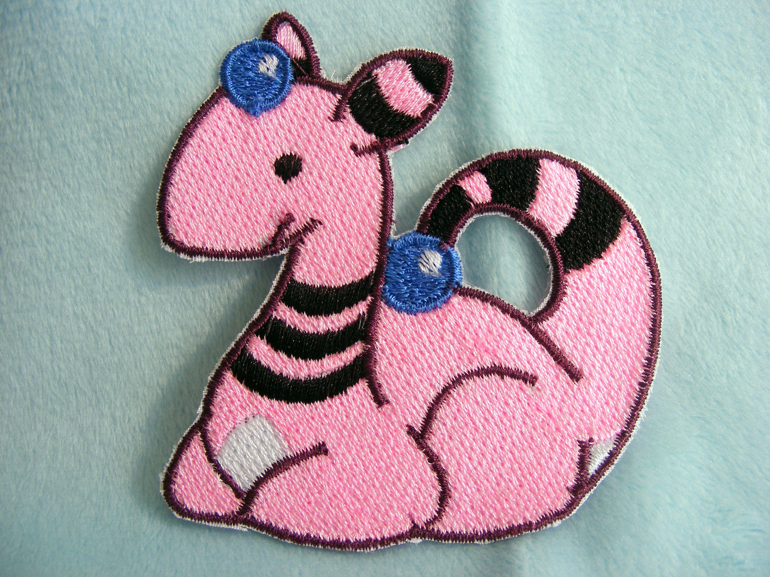 Glanzende Ampharos Loaf Bestickt Patch Stickerei Patch Etsy