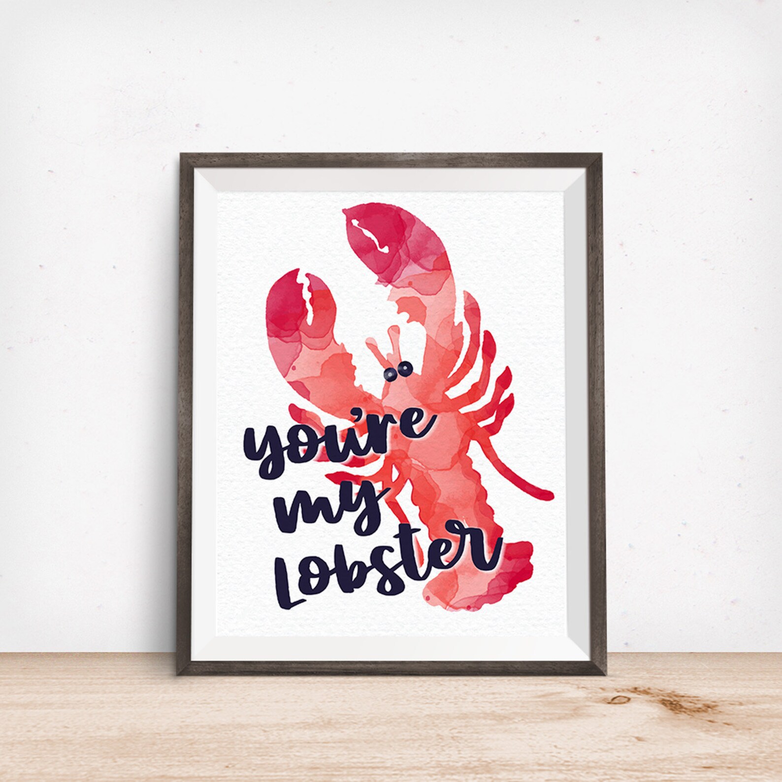 Printable Art Friends Quote You're My Lobster Friends - Etsy