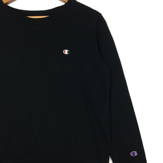 black champion crewneck womens