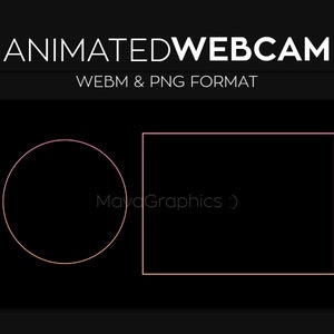 Peach Pink Gradient Webcam Frame for Streaming, Circle Webcam Border, Twitch Streamlabs OBS Webcam Overlay