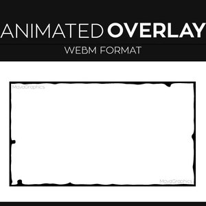 Animated Black Blob Slime Lava lamp effect, Overlay 1920x1080 Frame for Streaming, Gaming Border, Twitch Streamlabs OBS Stream Overlay