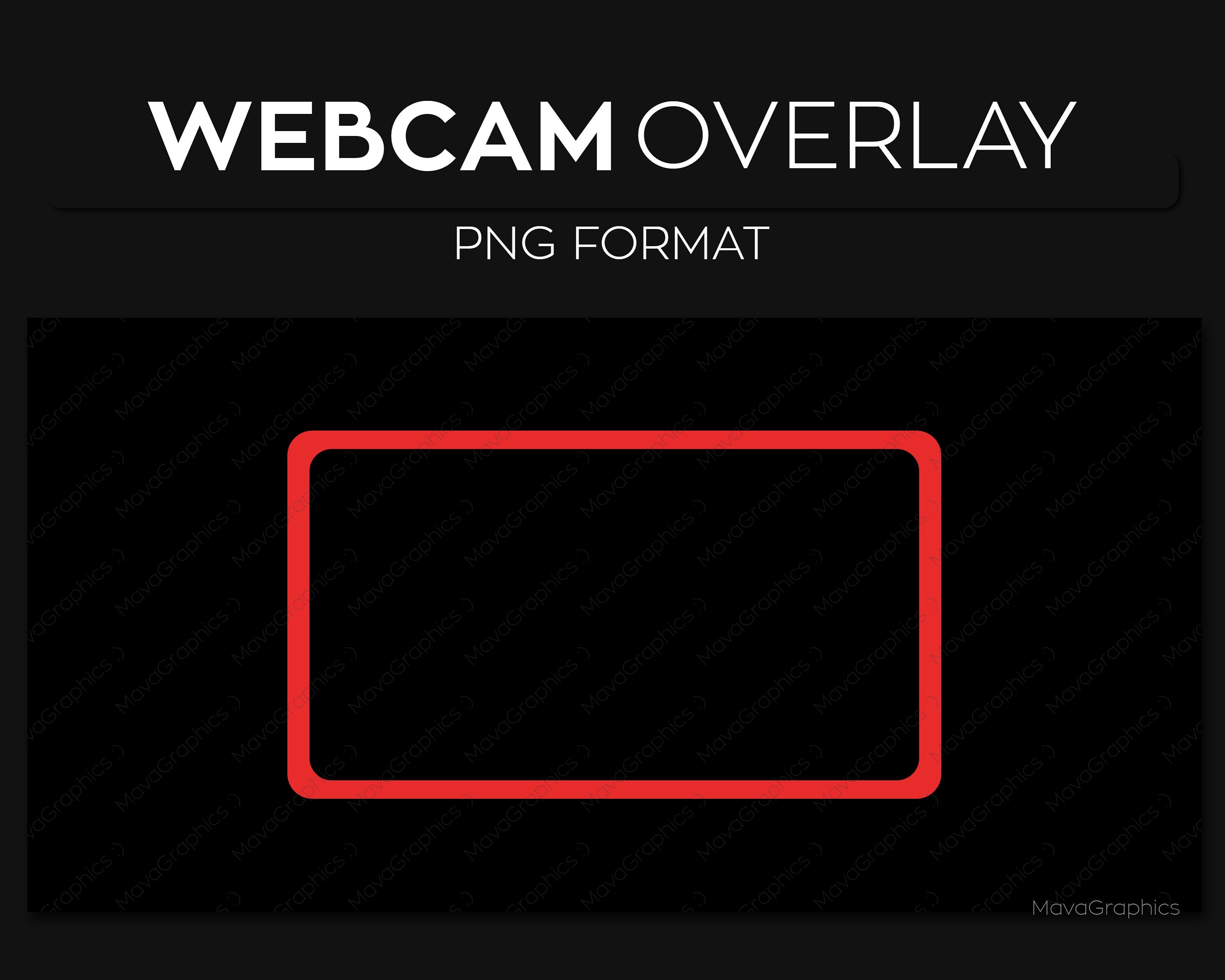 Cadre Webcam Overlay Gaming Rouge PNG , Cadre, Numérique, Recouvrir Fichier  PNG et PSD pour le téléchargement libre