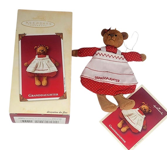 Hallmark Keepsake Ornament Albero Di Natale Granddaughter – Originale USA 2011