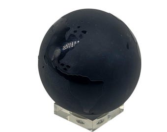 IKEA LINDRANDE Decoration Earth Globe Black 11