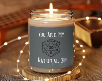Eres mi vela natural 20, vela de mazmorras y dragones, vela de soja de 9 oz, vela maestra de mazmorra, regalo de San Valentín, regalo Dnd, regalo nerd