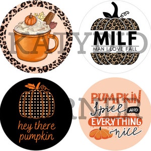 Fall Autumn Pumpkin Spice Car Freshie Cardstock Download, Freshie Cardstock Image, Car Coaster Image, Digital Cardstock, PNG Image