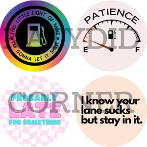 Funny Driving Car Freshie Cardstock Download, Freshie Cardstock Image, Car Coaster Image, Digital Cardstock, PNG Image
