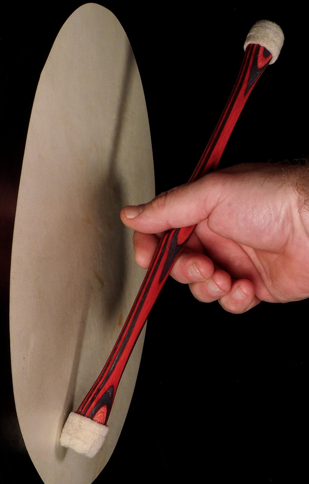 Mallet End Bodhrán Tipper 12 Hard Wood With Ergonomic Etsy