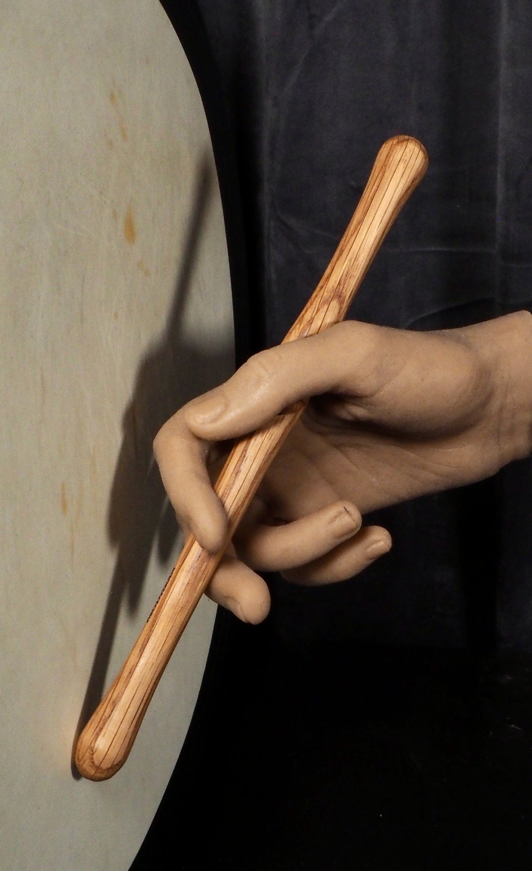 Bodhrán Tipper 10 Hardwood With Offset Ergonomic Grip Etsy