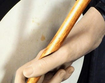 Bodhrán Tipper 10" Hardwood (Shedua) 43g with ergonomic grip  - E523