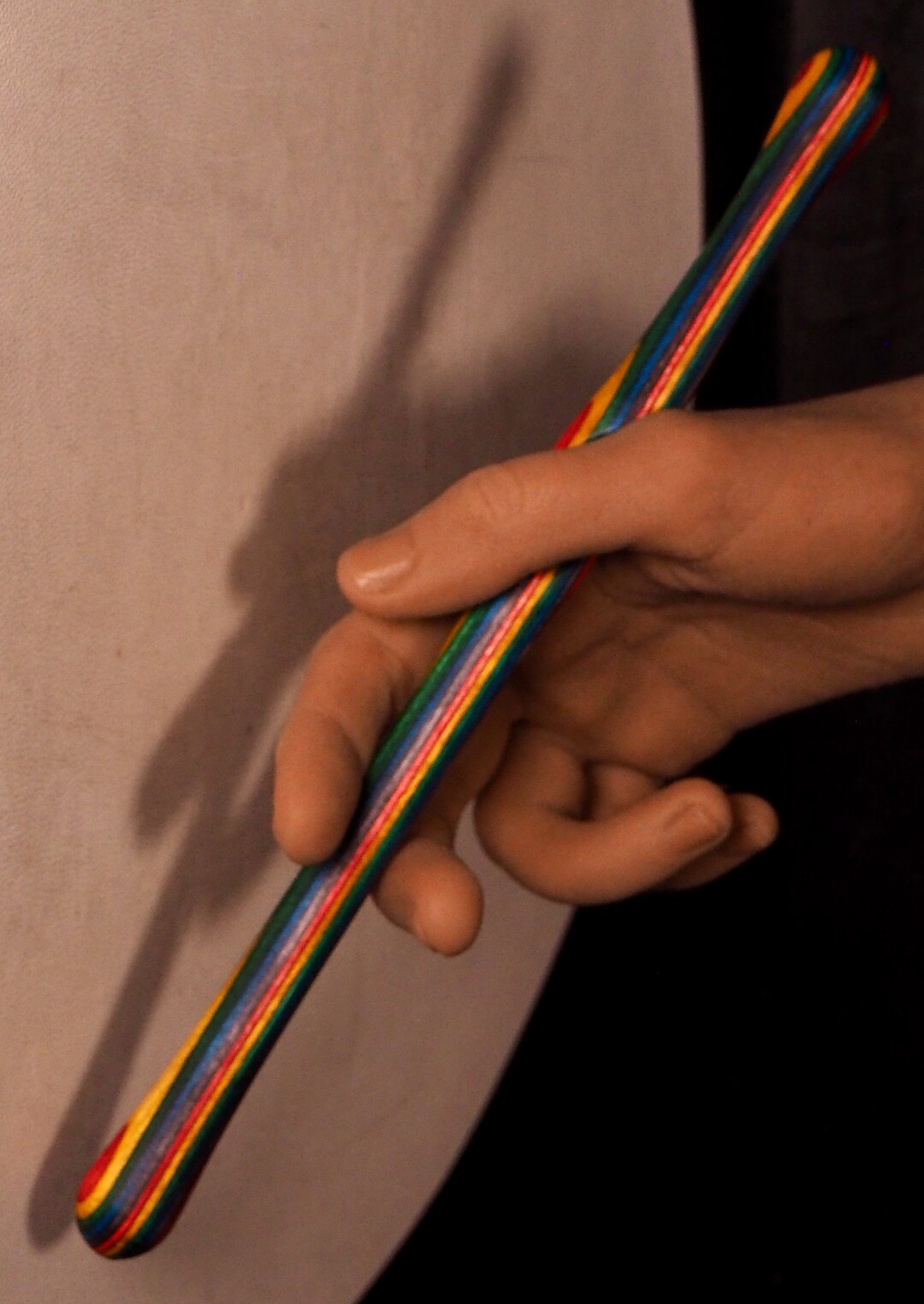 Bodhrán Tipper 10 Hardwood spectraply With Offset Ergonomic Grip E386