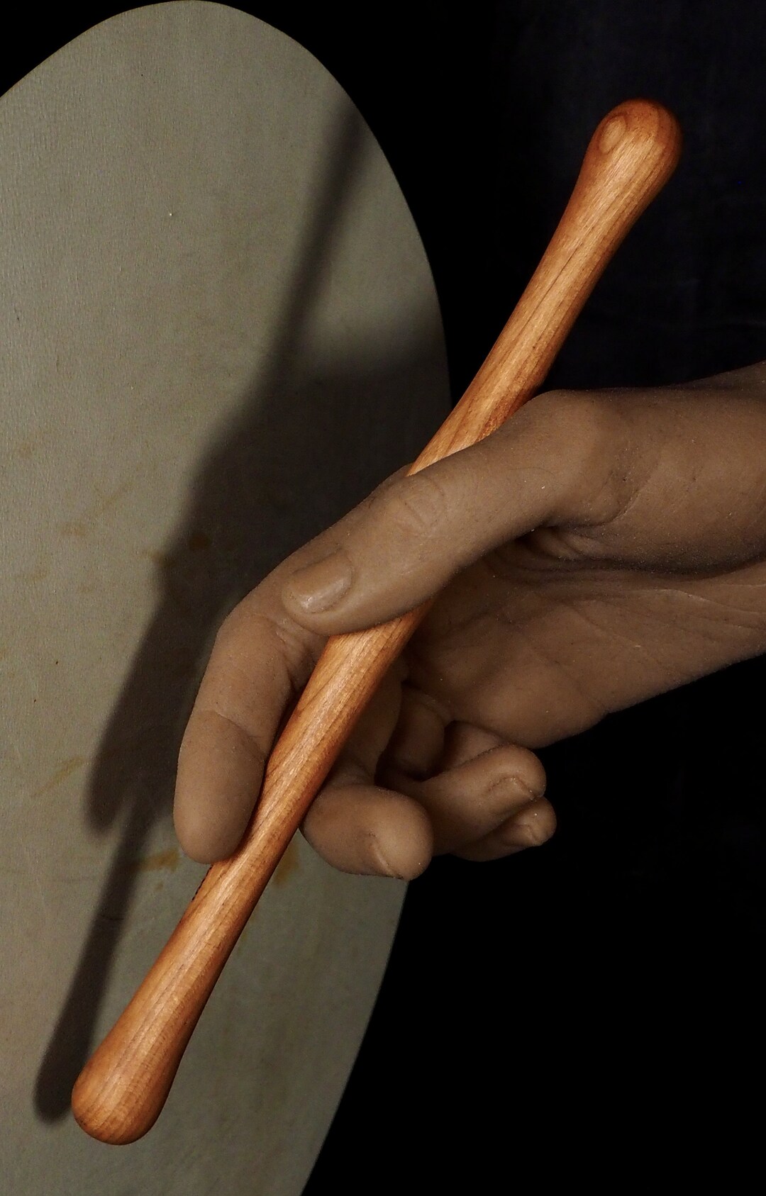 Bodhrán Tipper 9 Hardwood cherry With Offset Ergonomic Grip E399 Etsy