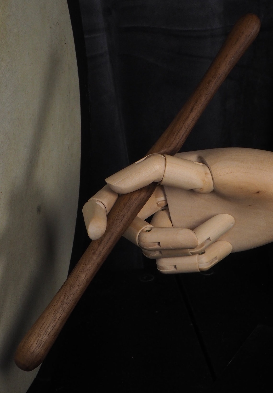 Bodhrán Tipper 10.5 Walnut with ergonomic grip E231 Etsy