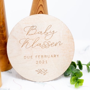 Plaque d’annonce de grossesse | Date d’échéance | Bientôt | Plaque de la carte d’étape de naissance |  Plaque d’annonce | Boho Photo Prop Bébé arrivant