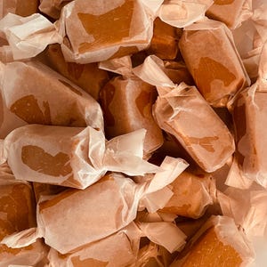 Brown Sugar Caramels - 1 lb bag - Gourmet Candies - Spicy