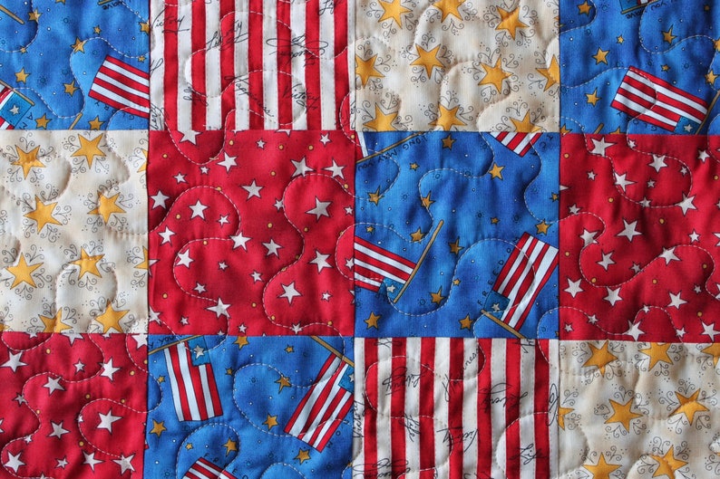 Independence Day Table Runner 4th of July Table Runner July 4th American Table Runner Memorial Day Decor USA Decor Red White Blue