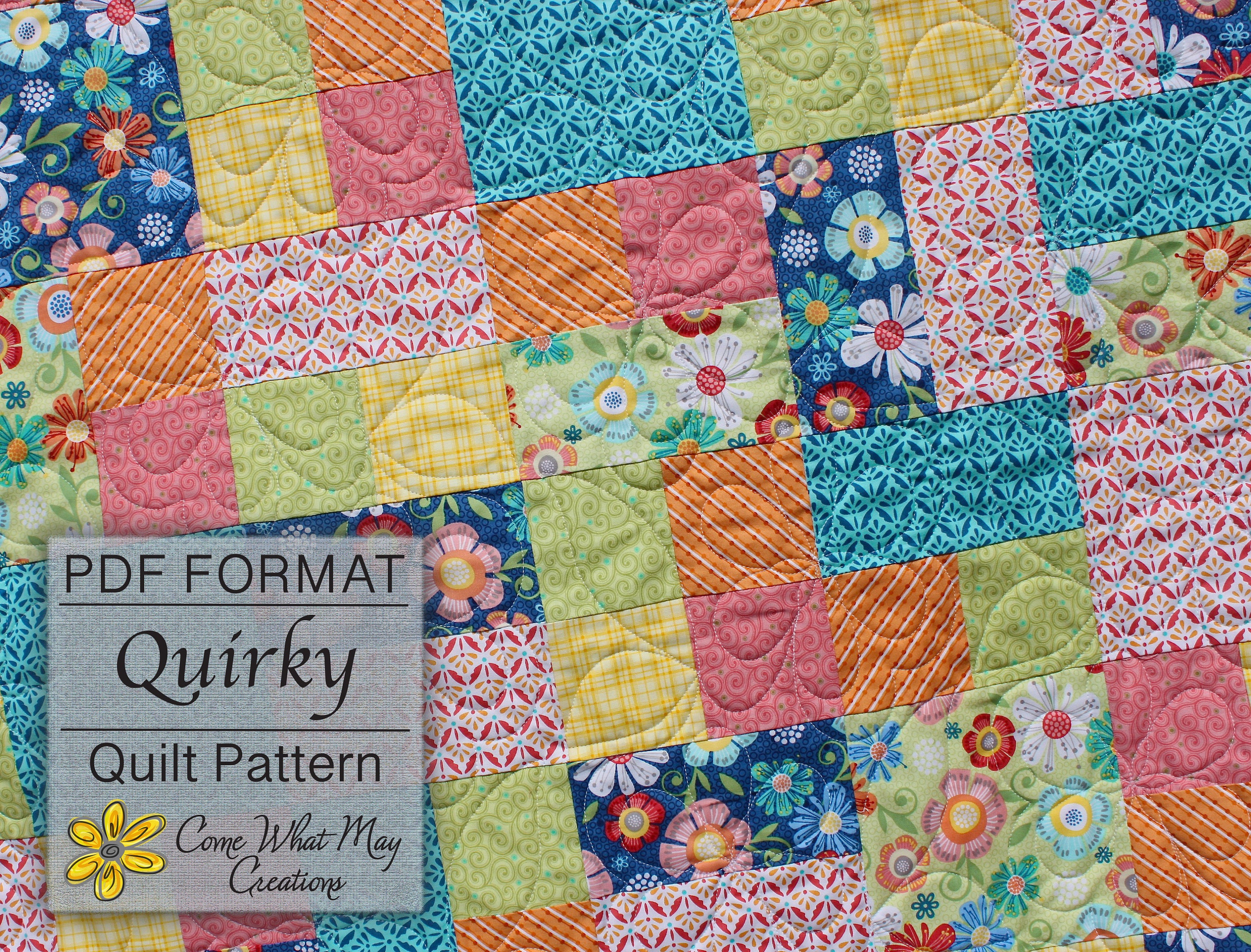 Easy Street Baby Quilt Pattern PDF Only 