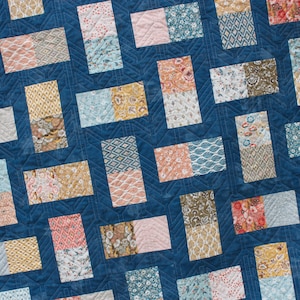Lap Quilt Pattern, Baby Quilt Pattern, Charm Pack Quilt Pattern, Easy Quilt Pattern, PDF Quilt Pattern, Beginner Quilt Pattern, Postcards image 4
