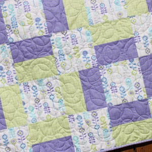 Baby Quilt Pattern, Digital Quilt Pattern, Flip Flop Baby Quilt Pattern, Square Baby Quilt Pattern, Beginner Quilt Pattern, Easy Pattern image 4