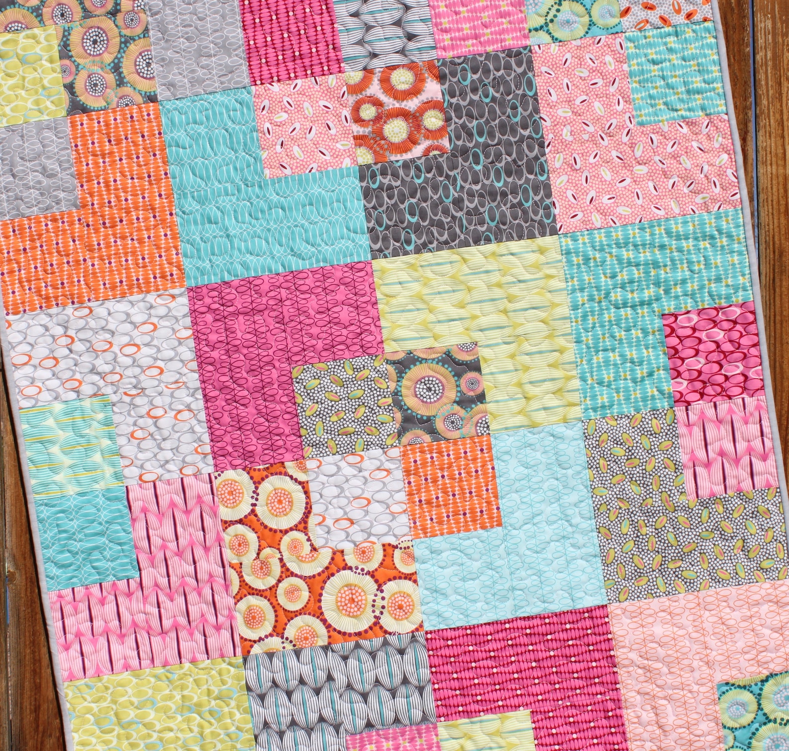 Baby Quilt Pattern Layer Cake Quilt Pattern Squared Away Etsy Australia