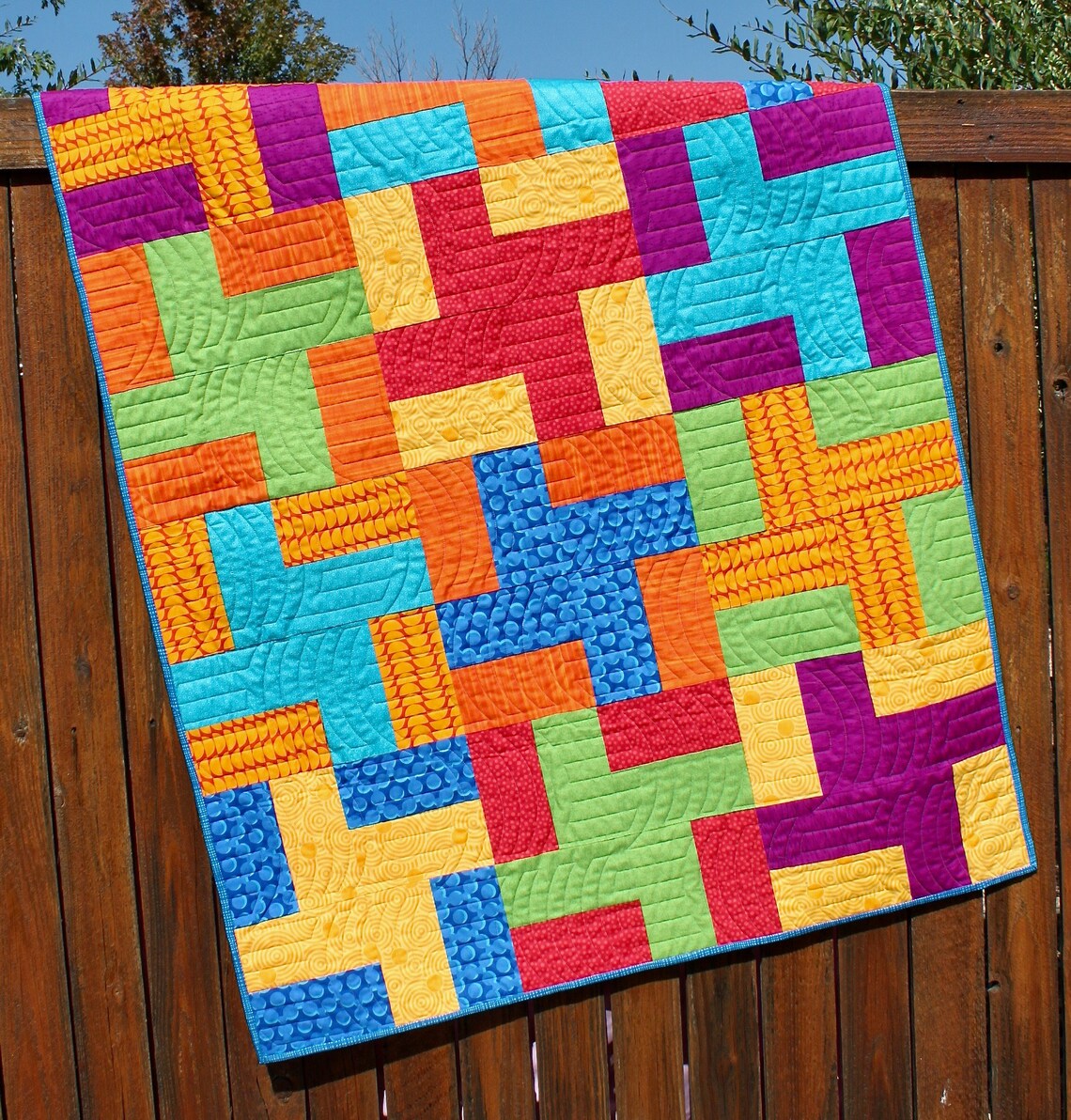 Bright Baby Quilt Crib Quilt Gender Neutral Baby Quilt Baby Etsy