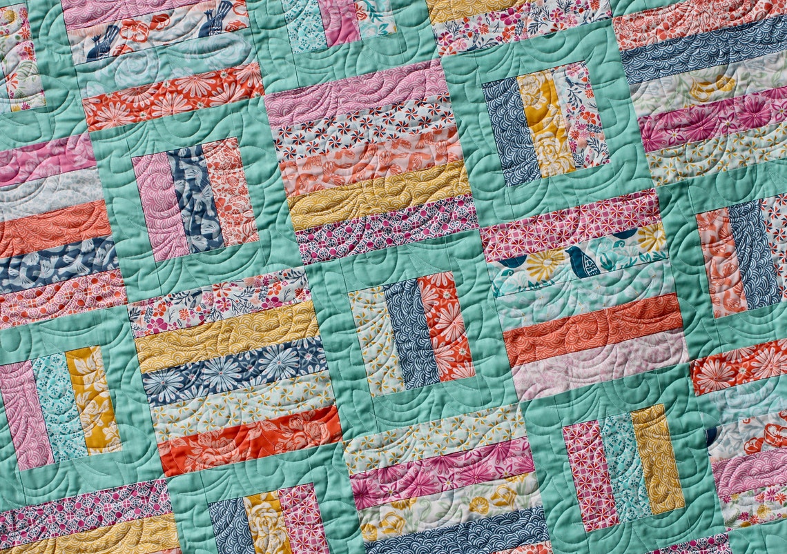 Aqua Lap Quilt Aqua Quilt Handmade Lap Quilt Throw Aqua Etsy