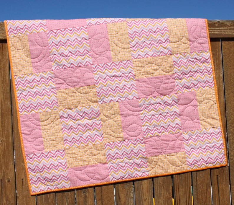 Baby Quilt Pattern, Digital Quilt Pattern, Flip Flop Baby Quilt Pattern, Square Baby Quilt Pattern, Beginner Quilt Pattern, Easy Pattern image 5
