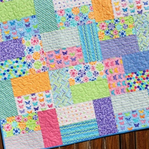 Lap Quilt Pattern, PDF Quilt Pattern, Layer Cake Quilt Pattern, Double Dare, Easy Quilt Pattern, Baby Quilt Pattern, Beginner Quilt Pattern image 4