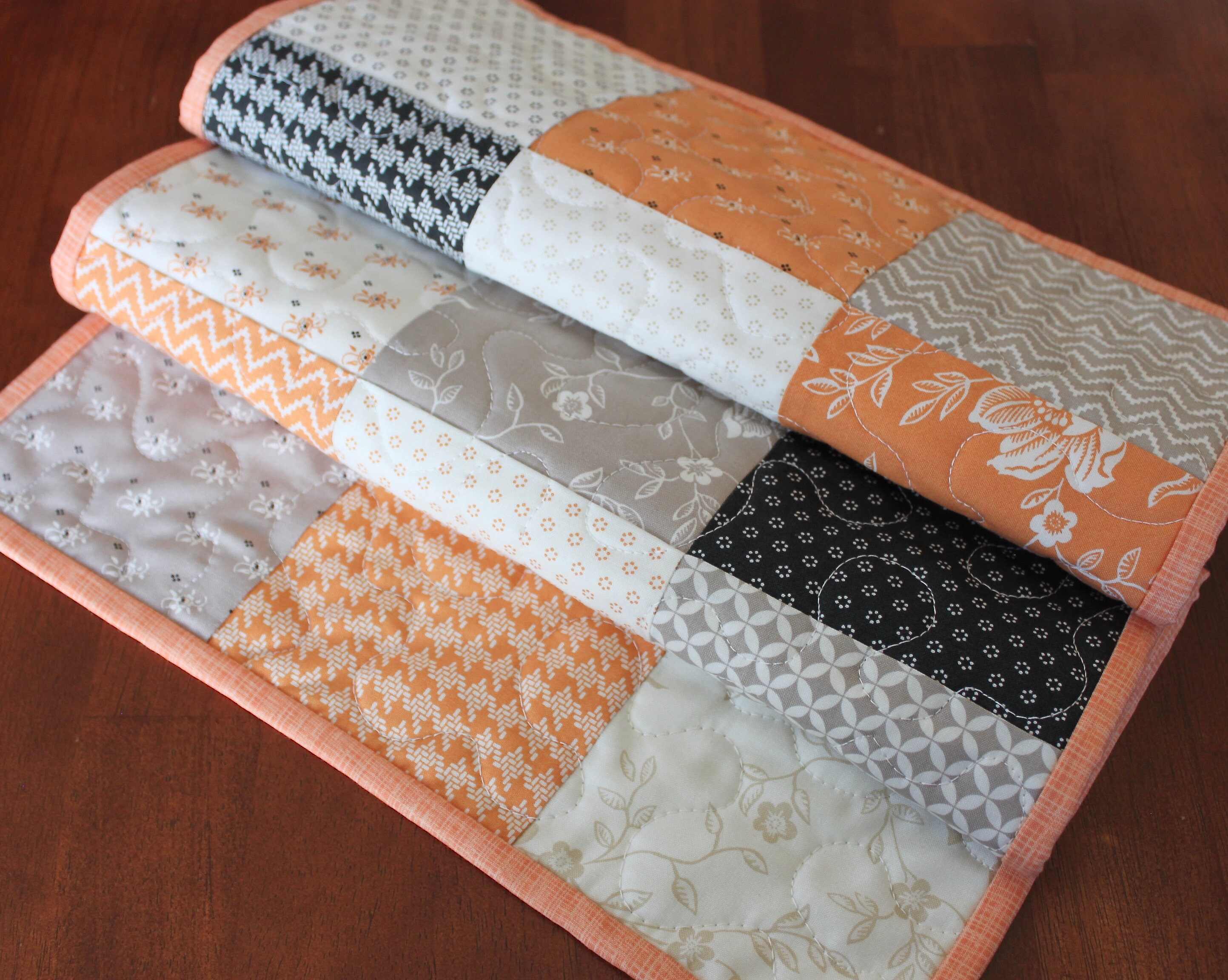 Halloween Table Runner All Hallows Eve Quilted Halloweeen Etsy