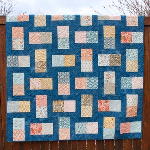 Lap Quilt Pattern, Baby Quilt Pattern, Charm Pack Quilt Pattern, Easy Quilt Pattern, PDF Quilt Pattern, Beginner Quilt Pattern, Postcards image 3